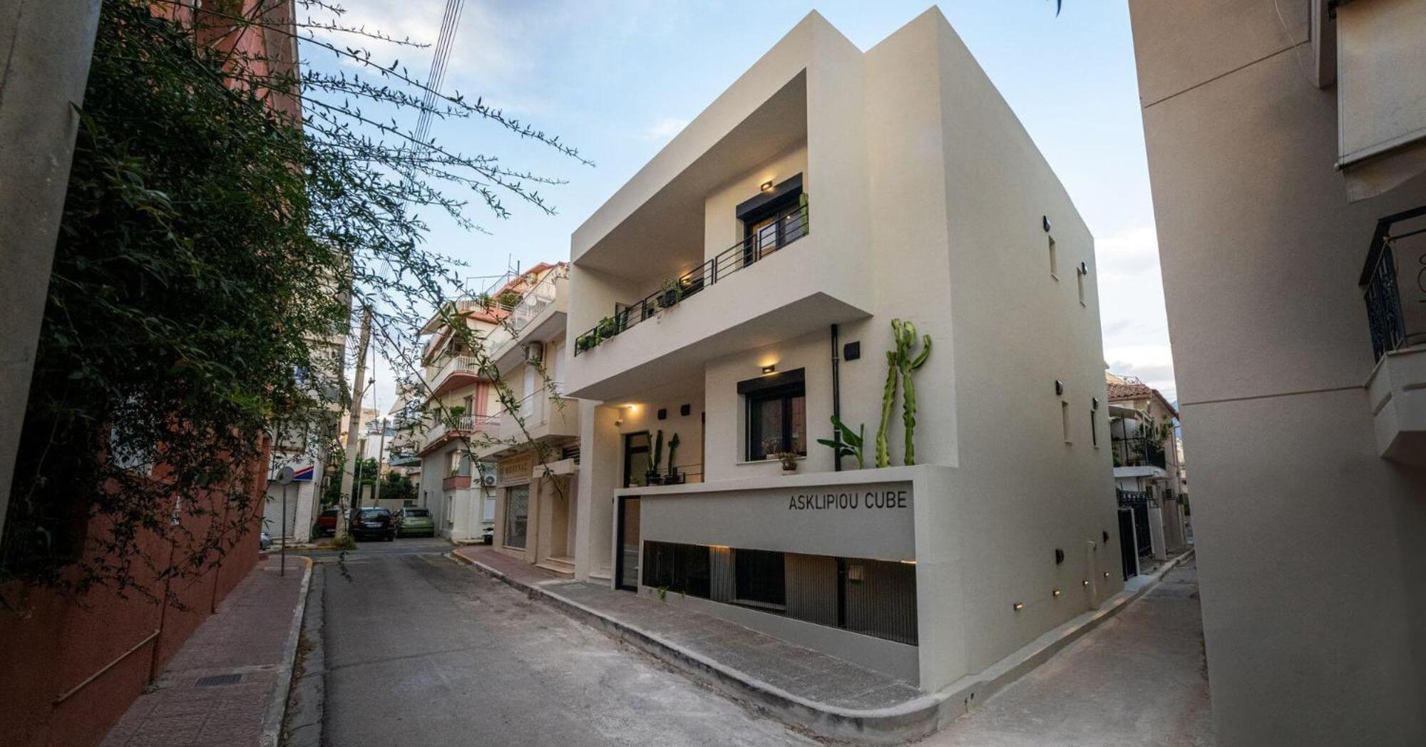 Asklipiou Cube - Kalamata Mediterranean Suites Экстерьер фото